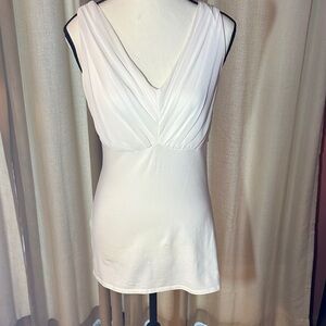 Express Cream Sleeveless Women's Top